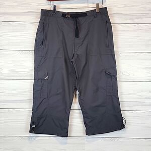 Alpine Design capri hiking cargo pants - grey Women's Size L
